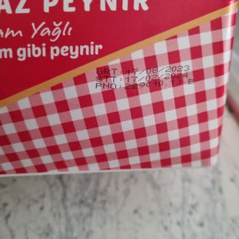 BİM Ambalajı Şişmiş Ekici Beyaz Peynir