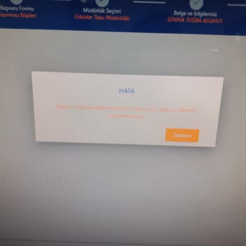Web Tapu İşlem Defalarca Hata Sorunu