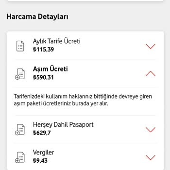 Vodafone Yapılmayan Aşımın Ücretini İstiyor