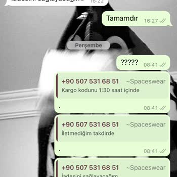 Spaceswear 1.5 Aydır Gelmeyen Ürün