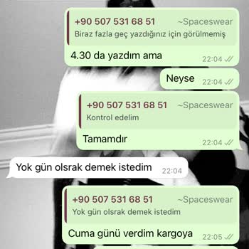 Spaceswear 1.5 Aydır Gelmeyen Ürün