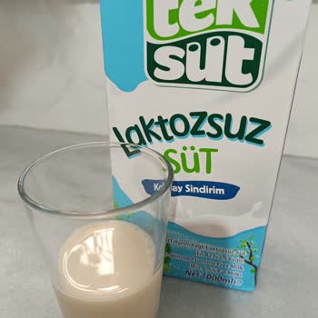 Teksüt Laktozsuz Süt Rengi Beyaz Değil