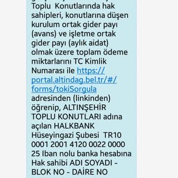 Altındağ Belediyesi Altınşehir TOKİ De Usulsüz Aidat Toplanması