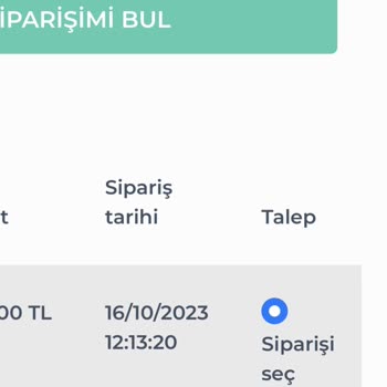 Tekin Askeri Malzeme Siparişimi İptal Etmek İstiyorum