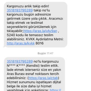 Aras Kargo Kuryesinin İşini Babasının Hayrına Yapıyormuş Gibi Yapması