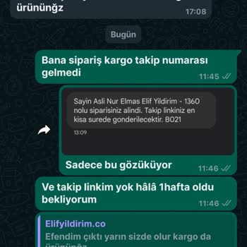 By Elif Yıldırım  Ürünüm Gönderilmedi