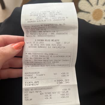 DeFacto Yeni Pantolonda Deforme