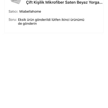 Koçtaş Online Eksik Ürün Gelmesi Ve İlgilenilmemesi