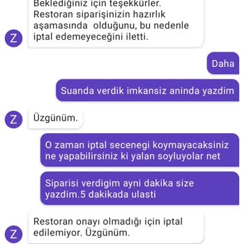 Getir İptal Seçeneği Olmasına Rağmen Siparişi İptal Etmiyor