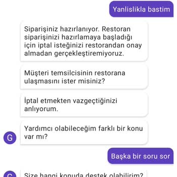 Getir İptal Seçeneği Olmasına Rağmen Siparişi İptal Etmiyor