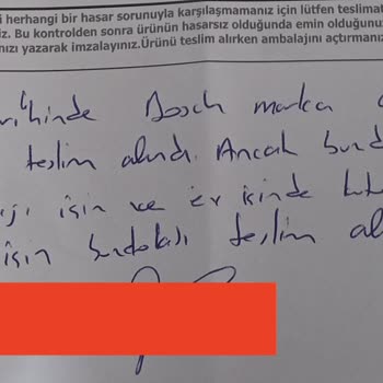 Yeni Aldığım Bosch Marka Buzdolabı İle İlgili Sorun