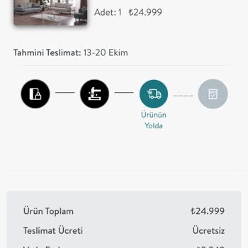 Vivense Ürün Teslimatının Yapılmaması