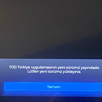 Tod Türkiye Uygulamasının Yeni Sürümü Yayındadır Diyor