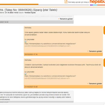 Hepsiburada Kendi Hatasını Satıcıya Yüklüyor