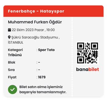 Banabilet.com Bilet Hesabıma Gelmedi