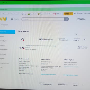 PttAVM Siparişin Gönderilmemesi, Para İadesi Yapılmaması, Hiç İlgilenilmemesi