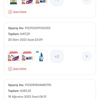 A101 Kapıda Sipariş İptalleri
