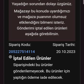 N11 Kuponla Aldığım Ürünün Stokta Olduğu Halde İptal Edilmesi.