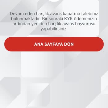 Ziraat Bankası Harçlık Avans Aktifleştirememe
