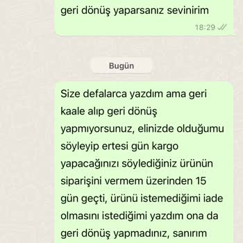 Deep Atelier Ürün Teslim Edilmedi