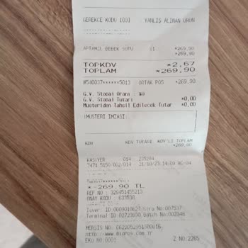 Bozuk Aptamil Mama