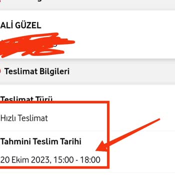 Vodafone Ürün Teslimatındaki Sorunlar