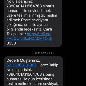 Horoz Şirketi Ürünümü İade Bilgisi Verilmemesine Rağmen İade Etmiş