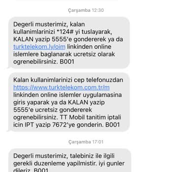 Türk Telekom Çalışanlarının Müşteriye Yetersiz Cevaplar Vermesi Hk.
