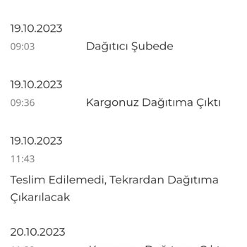 Bir Günde Kargo Nike Siparişimde Teslimat Sorunu