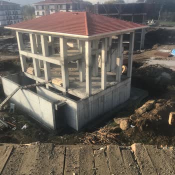 TOKİ Cami İnşaatında Taşıyıcı Kolon Yamukluğu