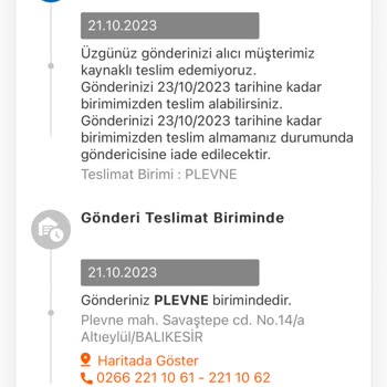 MNG Kargo Plevne Şubesi Kargomu Teslim Etmiyor