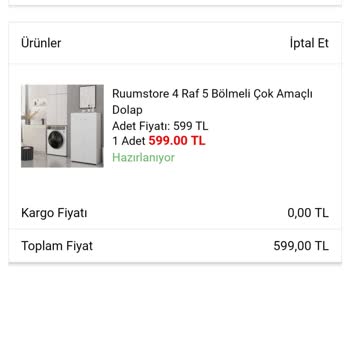 A101 İnternet Sitesi 40 Gündür Siparişimi Kargoya Vermedi.