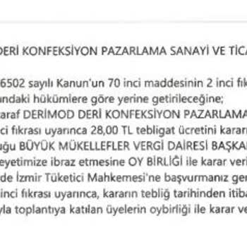 Derimod Çizme Açıldı Ve Tüketici Hakem Heyeti Kararı Uygulanmıyor