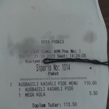 Usta Pideci Eksik Mal Ve Hizmet,