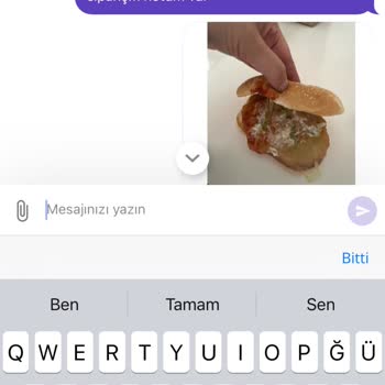 Getir Mc Donald's Yanlış Sipariş