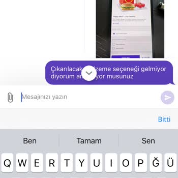 Getir Mc Donald's Yanlış Sipariş