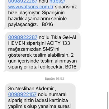 Watsons Başkasına Teslim Edildi