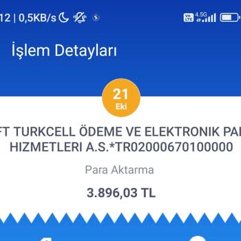 Paycell EFT Yaptığım Param Hala Hesabıma Düşmedi