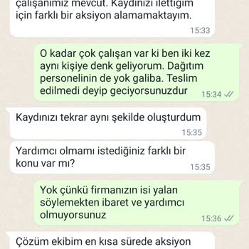 Mavi Den Aldığım Urunu Kargo Teslim Etmiyor