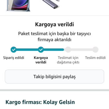 Amazon "Paket Teslimat İçin Başka Bir Taşıyıcı Firmaya Aktarıldı"