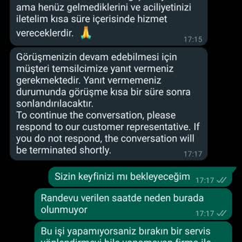 Vestel Yetkili Servisin Randevuya Gelmemesi