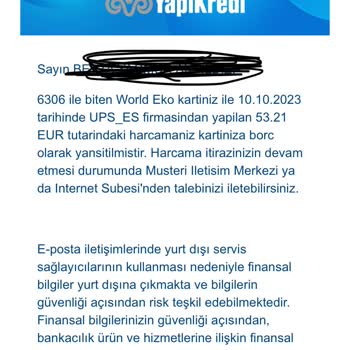 Yapı Kredi Kart Güvenliğini Sağlayamıyor