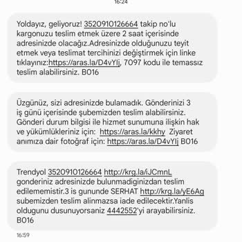 Aras Kargo Disiplinsiz Ve Düzensiz Çalışıyor