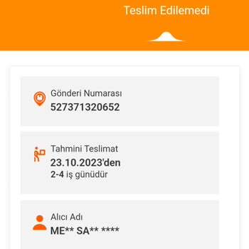 MNG Kargo Sipariş Teslimat Sorunu