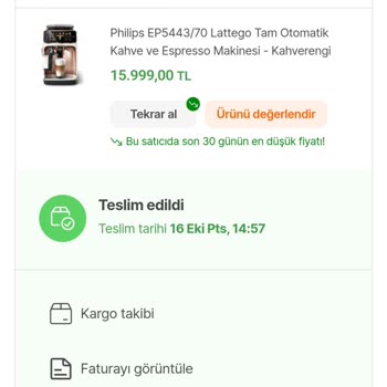 Hepsiburada Aldığım Ürünün Fiyatı Düştü