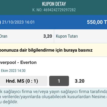 Nesine.com Kazanan Kuponu İade Etti