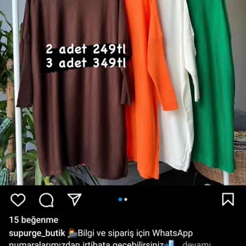 Supurge_Butik (Instagram) Defolu Ve Farklı Ürün Gönderimi