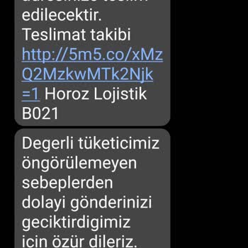 Horoz Lojistik Ürünüm Bir Türlü Teslim Edilemiyor!