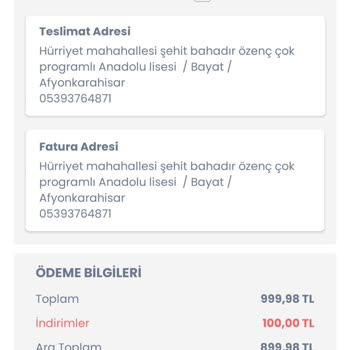 LCW Ürün İptali