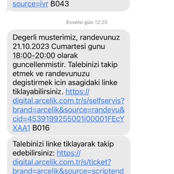 Arçelik Ürünün Arkasında Durmama